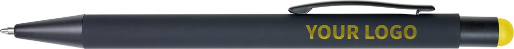Kugelschreiber aus Aluminium Formentera - Gelb