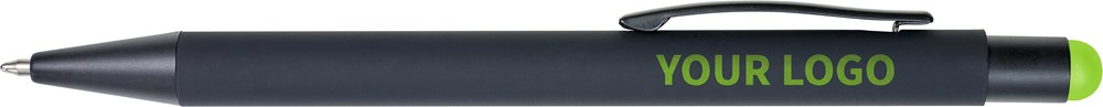 Kugelschreiber aus Aluminium Formentera - Limettengrün