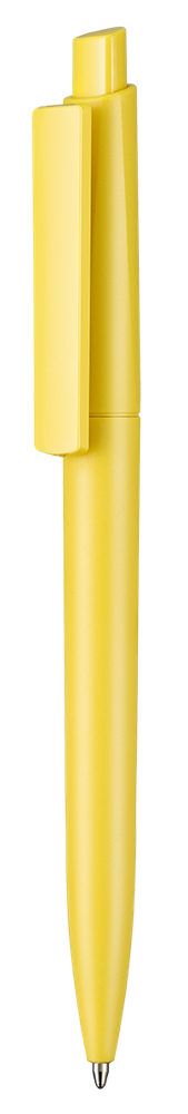 Kugelschreiber CREST RECYCLED - zitronen-gelb (PCR)