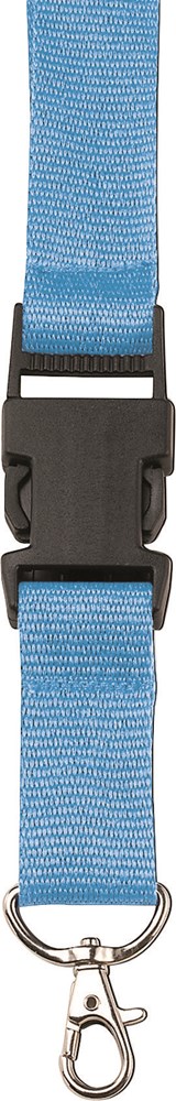 Lanyard aus Polyester Bobbi - Hellblau