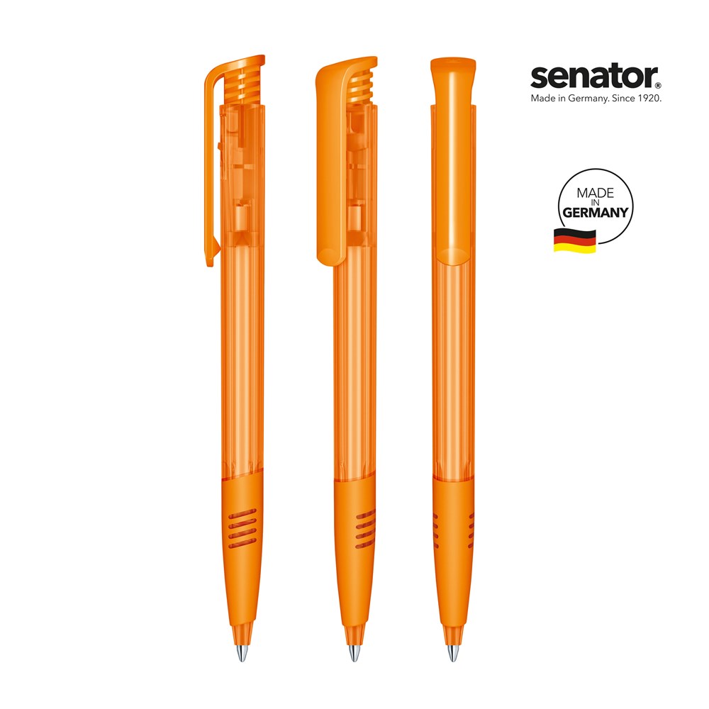 senator® Super Hit Clear SG  Druckkugelschreiber - orange 151